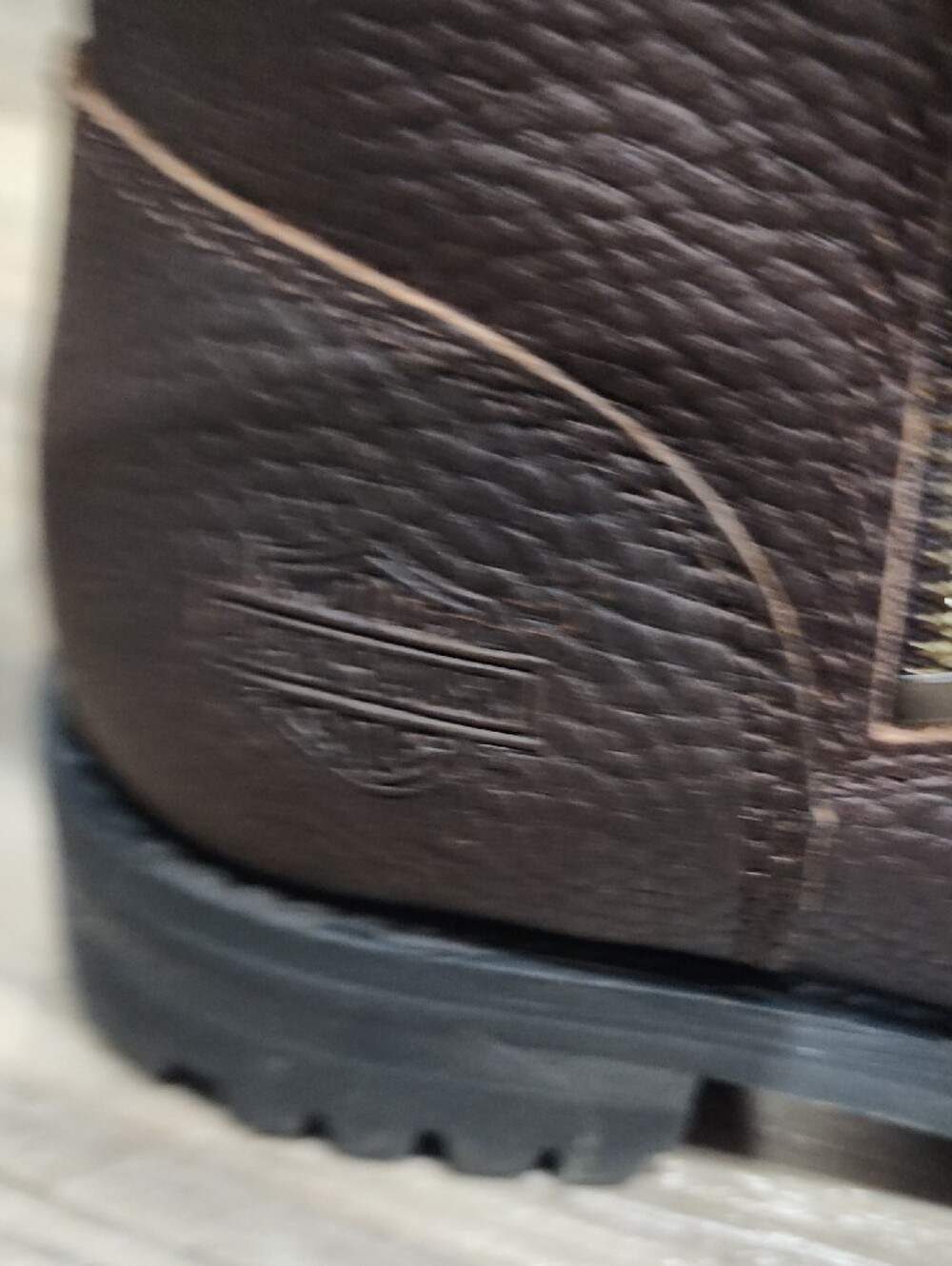 Harley-Davidson Dark Brown Lace-Up Combat Boots - Picture 4 of 6